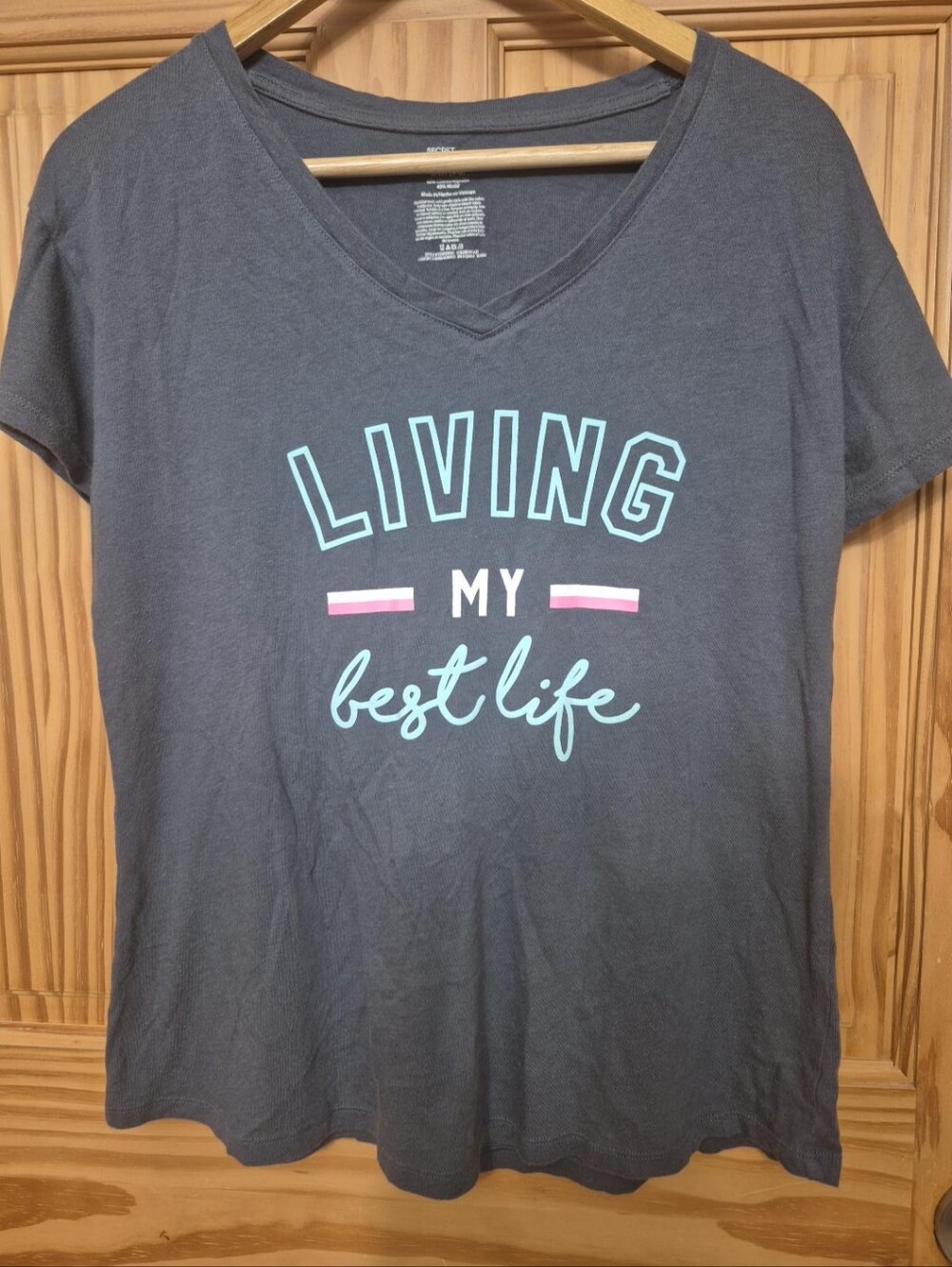 Secret Treasures "Living My Best Life" Sleep Tee